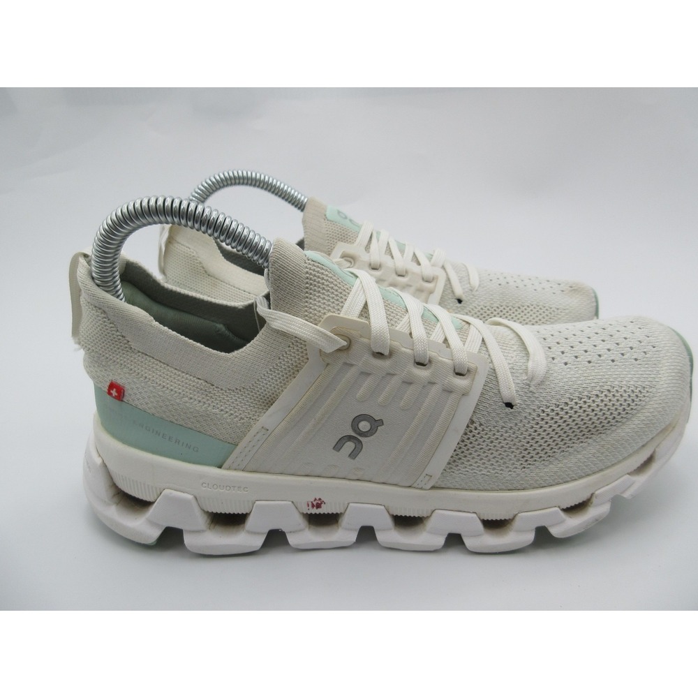 On Cloudswift Shoes Womens Size 7 White CloudTec Running Sneakers Athletic